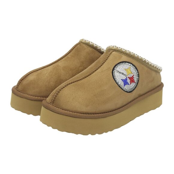 NFL Pittsburgh Steelers Slip on Boot Ugg with Crystal Logo - Picture 3 of 3